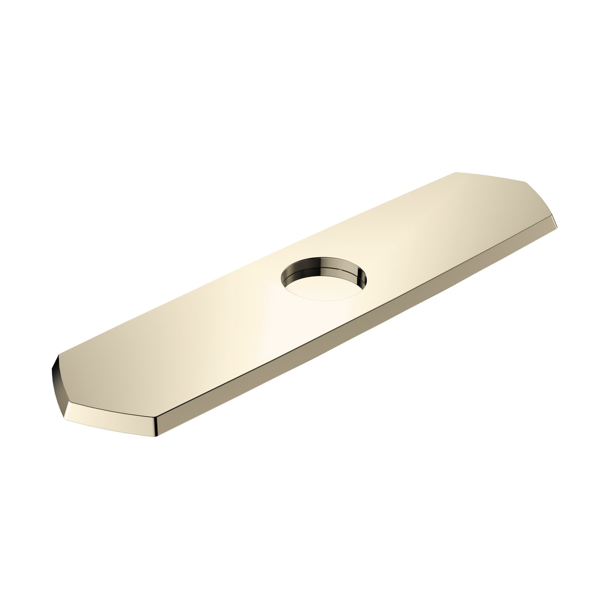 Hansgrohe 04856830 Locarno Base Plate for Single-Hole Kitchen Faucets, 10 in Polished Nickel