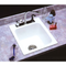 Vent-Rite 11 Single Bowl 17x20x10" Durastone Drop-In Utility Sink in White