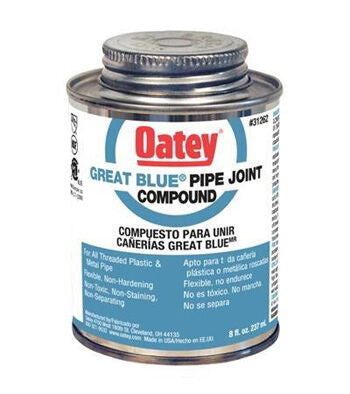 Oatey 31261 14 PINT GREAT BLUE PIPE THREAD SEALANT WITH BRUSH