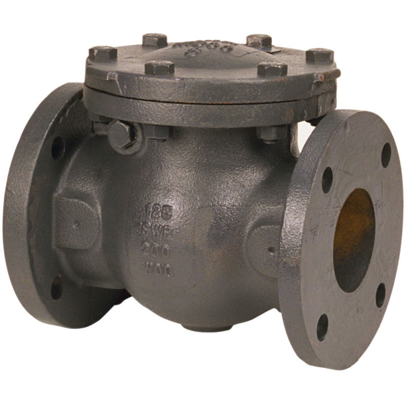 NIBCO NHE300H F918-B 4 FLANGED CAST IRON 125 HORIZONTAL SWING CHECK VALVE WITH BRONZE DISCSEAT