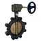 NIBCO NLG110L LD2000-5 8 LUG DUCTILE IRON 200 GEAR OPERATOR BUTTERFLY VALVE WITH ALUMINUM BRONZE DISC 416 STAINLESS STEEL STEM & EPDM SEAT