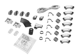 Lux 040012 2-INLET INSTALLATION KIT, WHITE