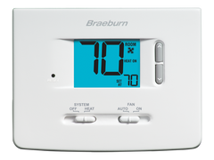 Braeburn 1025NC Single-Stage Heat Only Thermostat, replacement for 1005NC