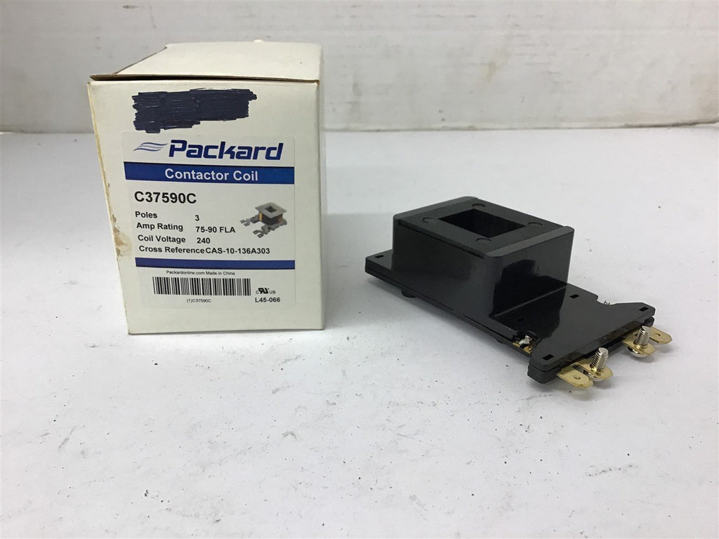 Packard TMXC37590C Replacement Coil for  Contactors, 3 Pole, 208-240v, 75-90 FLA