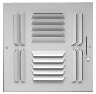 AIRMATE 01190606CW 6X6 4-WAY CEILING GRILLE