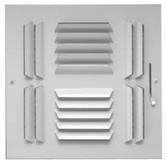 AIRMATE 01190606CW 6X6 4-WAY CEILING GRILLE