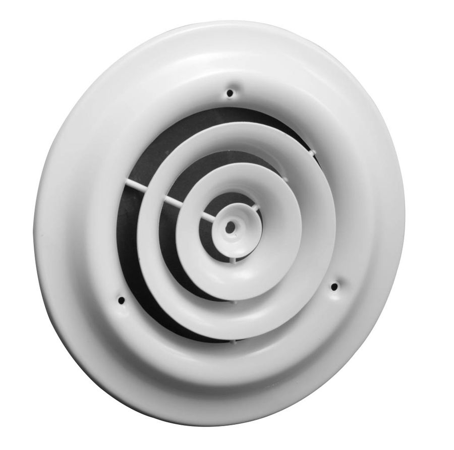 AIRMATE 01790008CW 8 ROUND CEILING DIFFUSER