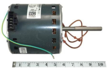 Genteq 20028603S 1-Speed Condenser Fan Motor, 208 / 230 VOLTS, 1/8 HP, 830 RPM