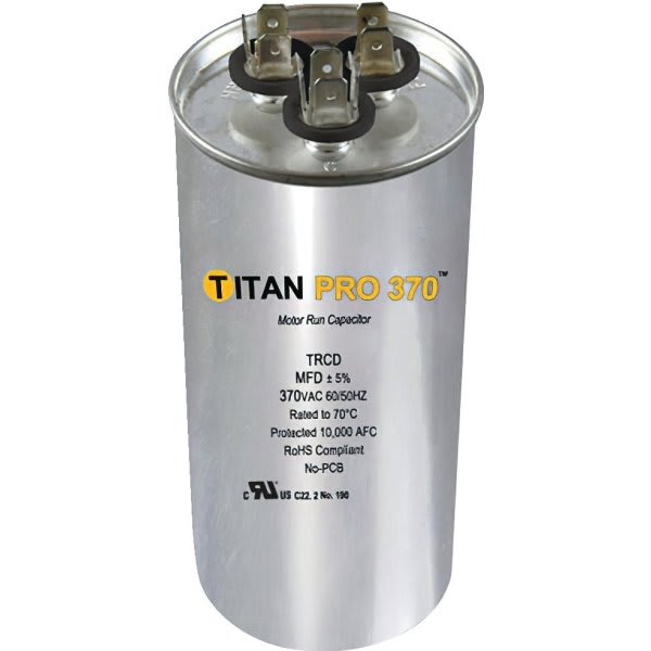 Packard TRCD303 Motor Run Capacitor Oval / MFD: 30/3 / Volts: 370