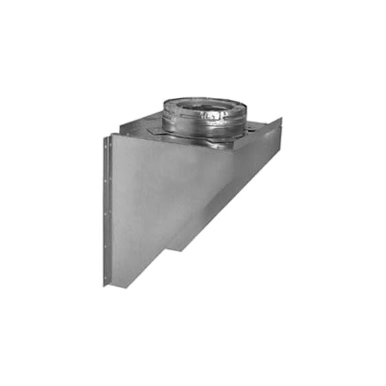 Metal-Fab 10TGWS 10 Temp Guard 2100 Chimney Galvanized Wall Support/ Adapter