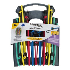 Master Lock 3044DAT3043DATSC  Bungee Strap,Twin wire bungee assortment,10 pc