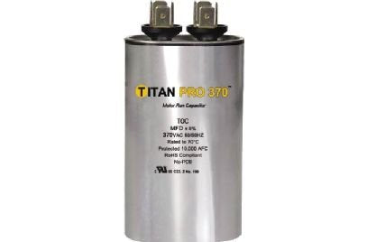 Packard TRCD305 Motor Run Capacitor Oval/MFD: 30/5 / Volts: 370