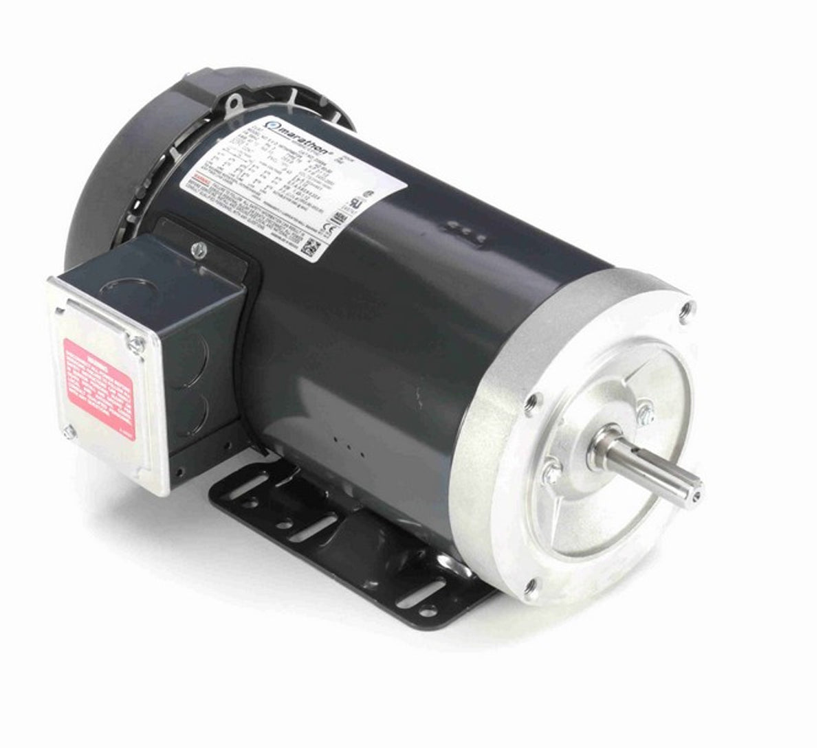 Marathon Motors MD395A D395A 2 hp 3600 RPM 3-Phase 56C Frame TEFC (base) 230/460V Motor