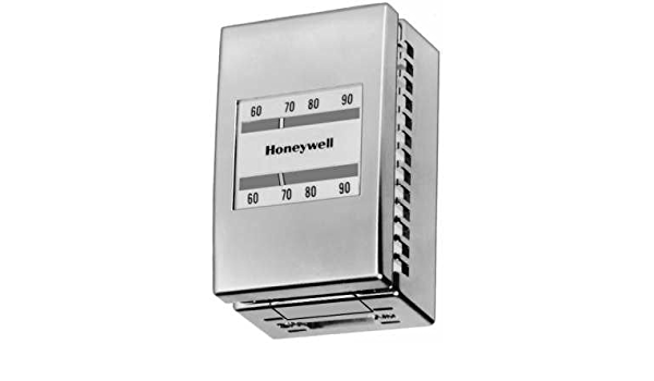 Honeywell TP970A2234 Pneumatic Thermostat Direct Acting, Heating w/ Satin Chrome Cover