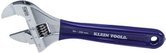 Klein Tools 69084-6 D86936 Adjustable Wrench, Forged with Slimmer Jaw and a High Polish Chrome Finish, 8-inch