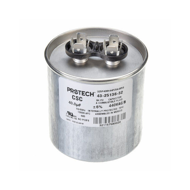 Rheem Furnace Parts 43-25136-32 - Capacitor - 40/440 Single Round