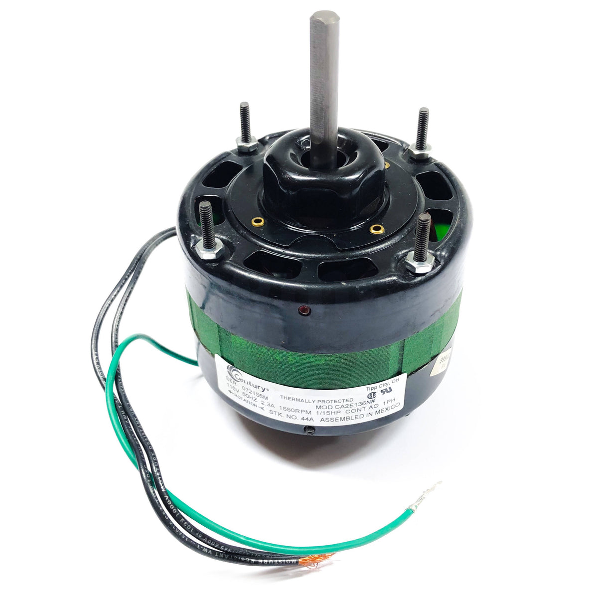 Century Motors U44 44A Ventilation Motor