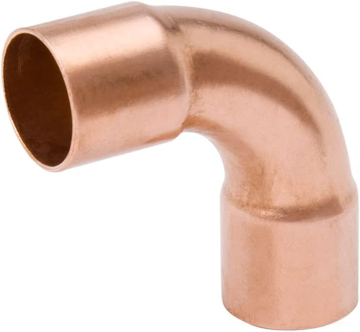 Mueller Industries W 02072 R W02072 2-1/8 x 2-1/8 Copper CxC 90 Elbow