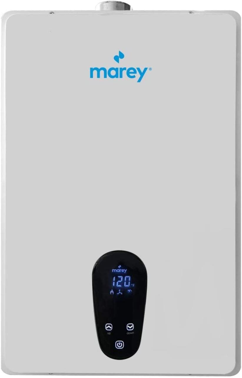 Marey GA24CSALP 8.34 GPM, 170,000 BTU, CSA Certified, Residential Multiple Points of Use Liquid Propane Gas Tankless Water Heater