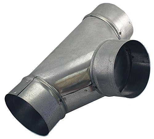 Ductmate GRFTJ5GA26 5 Tee Round Duct Fitting, 26 gauge