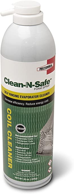 Rectorseal 83780 20-Ounce Aerosol Clean-N-Safe Coil Cleaner