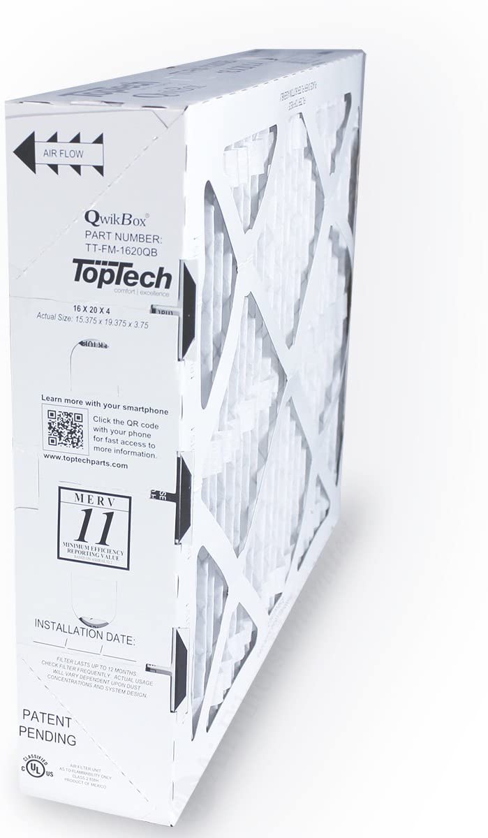 TopTech TT-FM-1620QB 16x20x4 MERV 11 QwikBox Filter