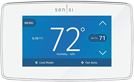 White-Rodgers 1F95U-42WFS Sensi Thermostat, Touch Wifi