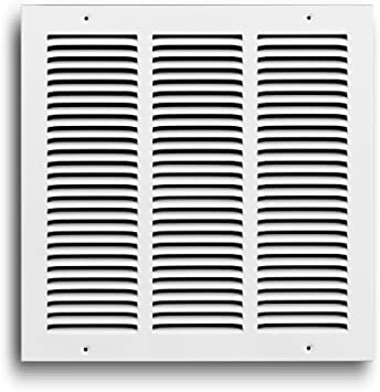 TruAire 170/14x14 170 14X14 Return Air Grille 14-Inch x 14-Inch Sidewall or Ceiling Return Air Grille, White