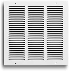 TruAire 170/14x14 170 14X14 Return Air Grille 14-Inch x 14-Inch Sidewall or Ceiling Return Air Grille, White