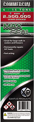 Xantus 26-101 Products Max Seal, A/C Leak Sealant, Commercial Direct Inject, 6-15 Ton Systems
