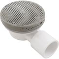 Waterway Plastics 640-4467 Lo-Pro Drain, 1"S 90O Ell W/Grmt Gskt-Gray