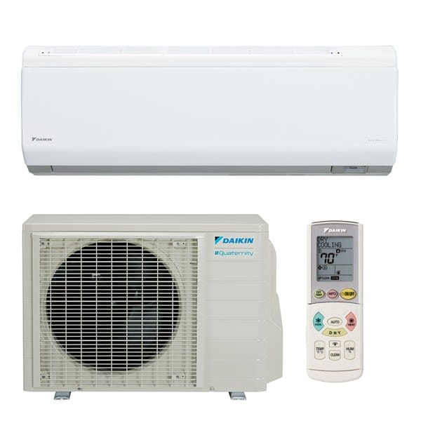 Daikin 12,000 BTU QUATERNITY Ductless Heat Pump Air Conditioning System - 24.2 SEER