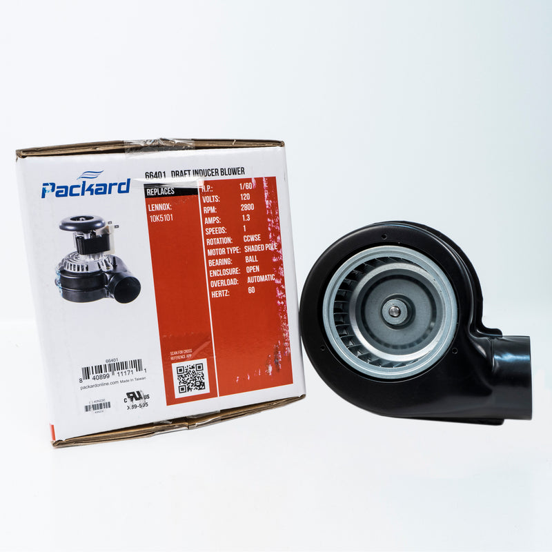 Packard 66401 Lennox Direct Replacement Draft Inducer, 1/60 HP, 120 Volt, 2800 RPM