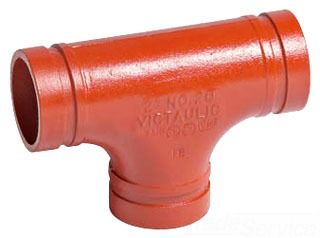 Victaulic F040020P00 TEE 4 BLK VIC GROOVED 20