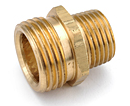 Anderson Metals 78EV Brass Hose Fitting - 34 in. Male Hose X 12 in. Male Pipe - 0.15 Lbs