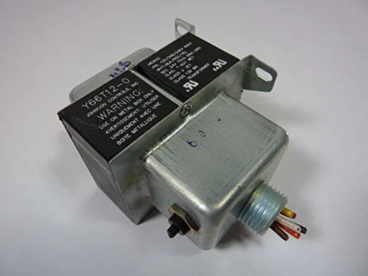 Johnson Controls Y66T12-0 120/208/240V Primary, 24V Secondary Class 2 Transformer
