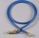 Yellow Jacket 29260 PLUS II Compact Ball Valve Manifold Hose, 1/4 in, Blue, 60 in