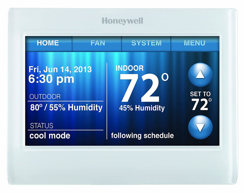Honeywell TH9320WF5003/U WIFI COLOR TOUCHSCREEN THERMOSTAT 7 DAY 3H/2C HEAT PUMP 2H/2C CONVENTIONAL