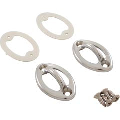 Perma-Cast PI-76 Rope Eye, -Cast, Wall Mount, 34, Oval, 2 Pack