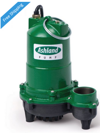 Ashland B30V1 -10 3/10HP Cast Iron Sump Pump
