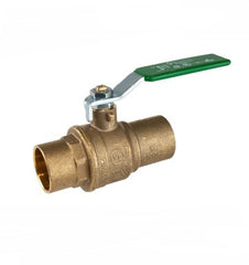 Bugatti 609-9276NL-020 - 2" Lead-Free Forged Full Port Brass Ball Valve, CxC, Steel Handle