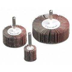 CGW 39909  Aluminum Oxide Flap Wheels, 1 x 1 x 1/4,  Aluminum Oxide, 80 Grit, 10/box