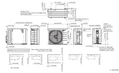 Daikin 19 Series Outdoor Mini-Split Air Conditioner, Single Zone - RK09NMVJU