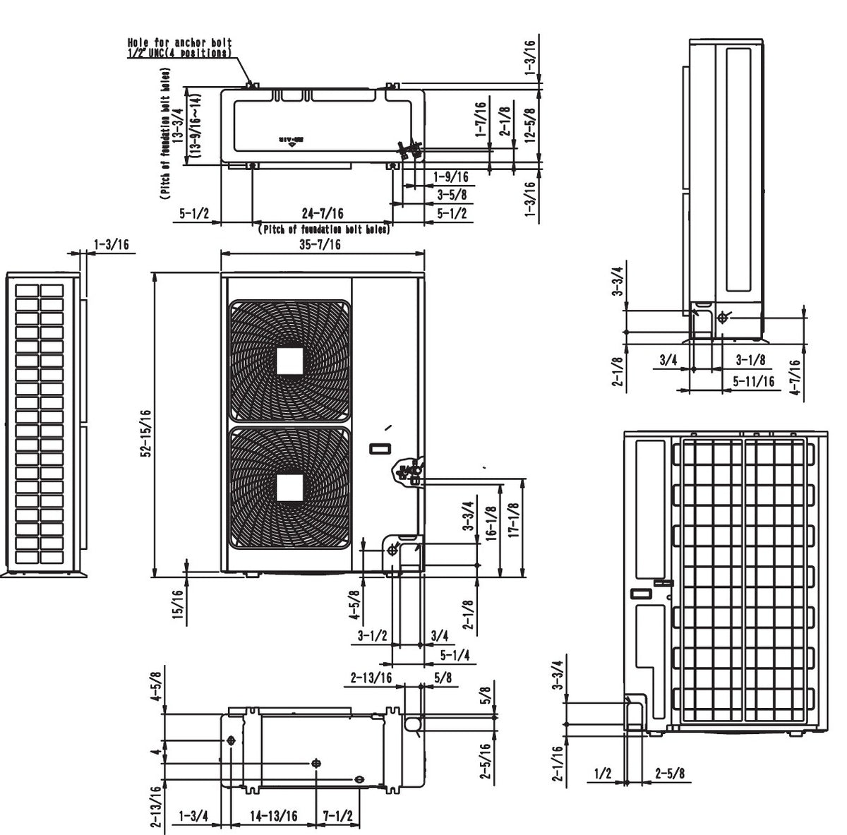 Daikin SkyAir Air Conditioner, Single Zone - RZR42PVJU