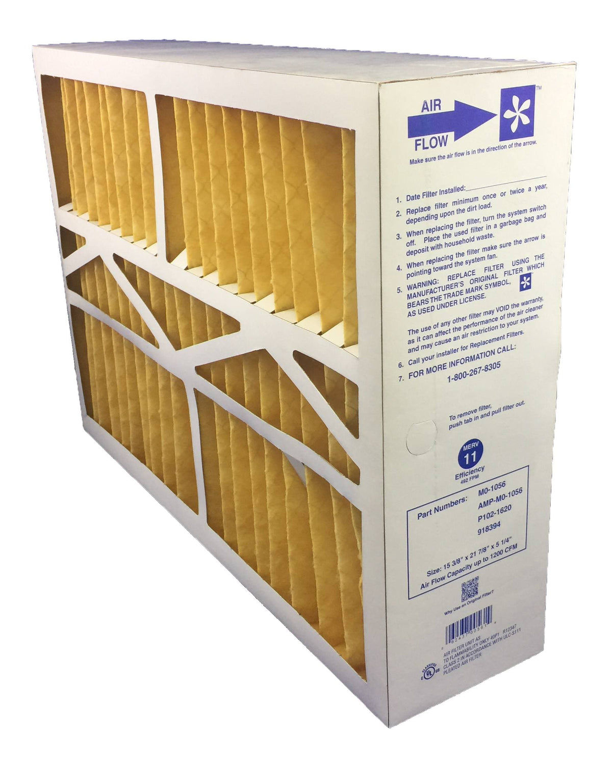 Totaline P102-1620 16x20 MERV 11 Filter