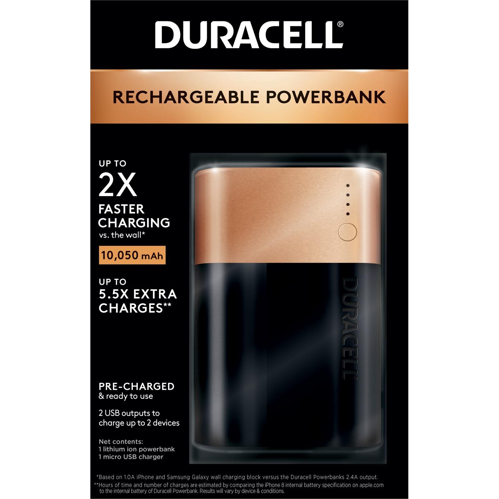 Duracell PB3  PowerBank 3 Day Mobile Battery Charger, Up to 5.5X Extra Charges