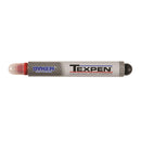 Dykem 16023 ITW  TEXPEN Industrial Steel Tip Paint Marker,Red,Med Tip