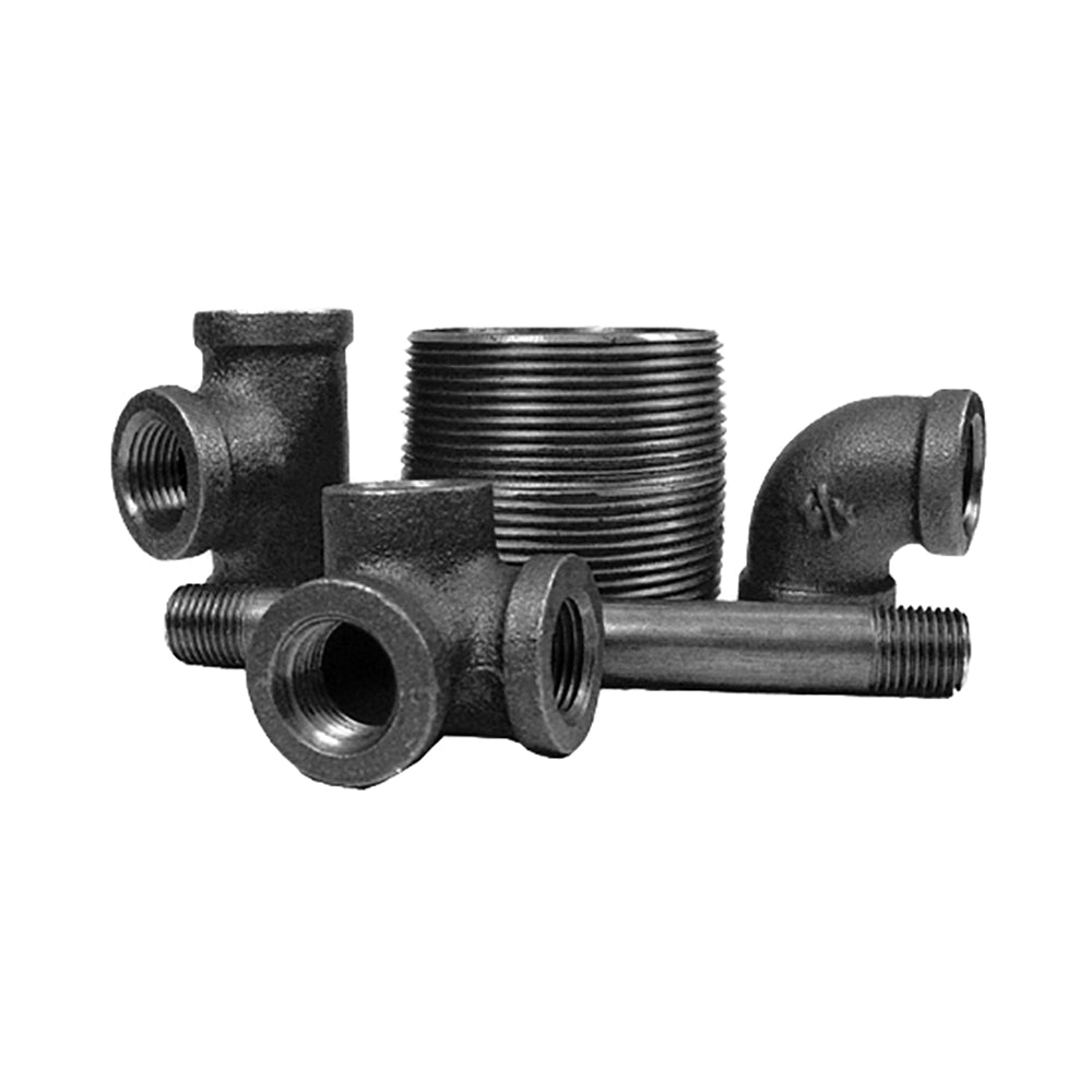 Goodman 12UN Pipe Union, Gas, 0.5 in, Iron, Black