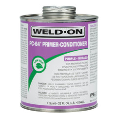 IPS CORP 10872 Weld On 64 Primer Cleaner Quart Purple