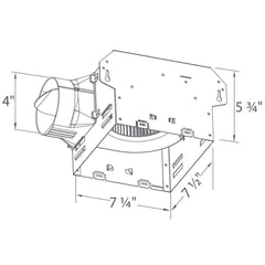 Delta Breez Integrity 100 CFM Single Speed Exhaust Bath Fan